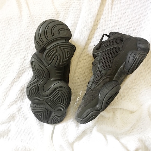 🌸SOLD🌸 Authentic Yeezy 500: All Black Desert Rat - Picture 4 of 8